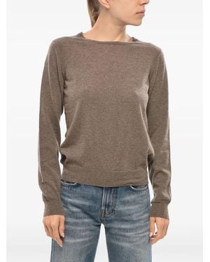Malo Jersey Con Cuello Redondo - Gris
