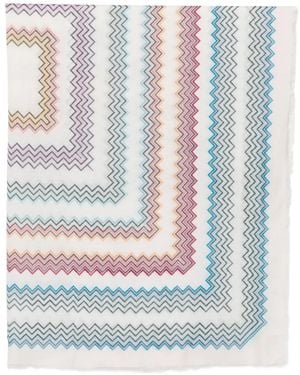 Missoni Zigzag-Print Scarf - White