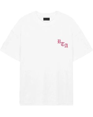 RTA Camiseta Colt con logo estampado - Blanco