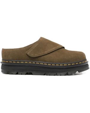 Dr. Martens Zebzag Anywair Suede Mules - Brown