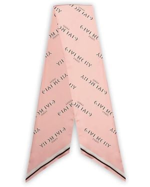 Givenchy Pañuelo Shadow Grande Con Logo Estampado - Rosa