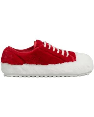 Marni Sneakers mit Schnürung - Rot