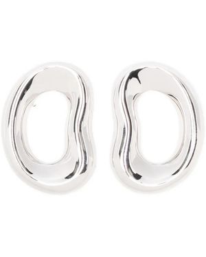 Charlotte Chesnais Boucles D'Oreilles Shima - White