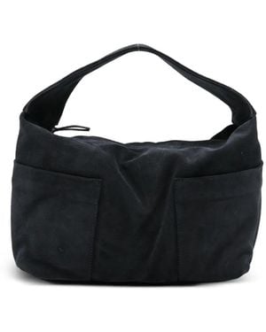 GIMAGUAS Sac Cabas À Empiècements En Daim - Black