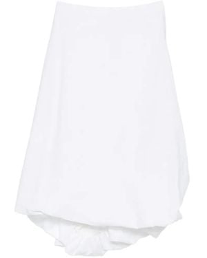 Rohe Crinkled Balloon Skirt - White