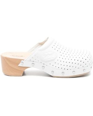 Balenciaga X Scholl Mules 40Mm - Bianco