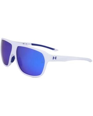 Under Armour Dominate Square-Frame Sunglasses - Blue