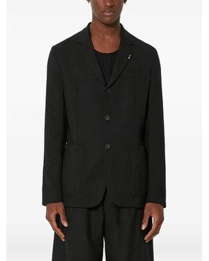 Paul Smith Button-Fastening Blazer - Black