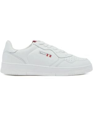 Bally Jasper Ribbon-Detail Trainers - White