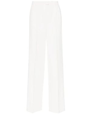 MEDEA Pleated Trousers - White