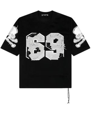 Mastermind Japan Chemise À Appliqués Et Effet Usé - Black
