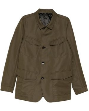 Tom Ford Single-Breasted Military Jacket - Green