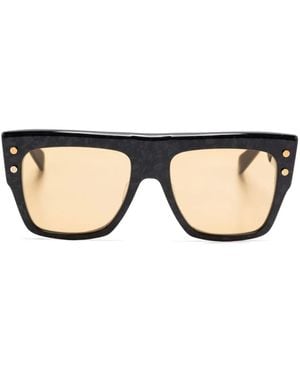 Balmain Square-Frame Sunglasses - Natural