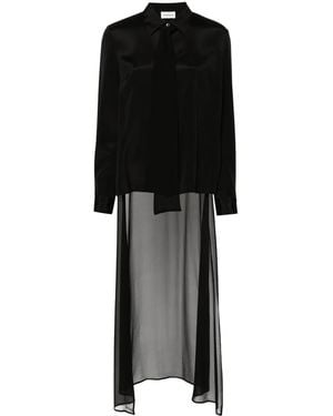 P.A.R.O.S.H. Silk Shirt - Black
