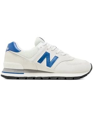 New Balance Logo Trainers - White