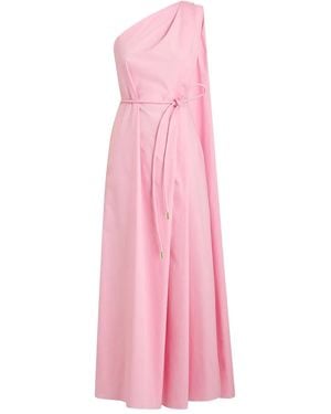 Scanlan Theodore Parachute One-Shoulder Midi Dress - Pink