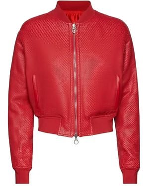 Ferragamo Zip-Up Jacket - Red