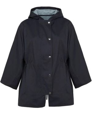 Yves Salomon Cotton Jacket - Blue