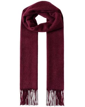 Hackett Sciarpa Con Frange - Viola