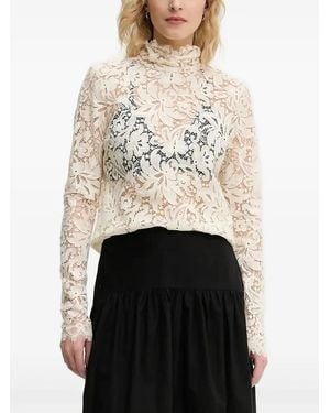 A.L.C. Blusa Con Collo Rigido - Neutro