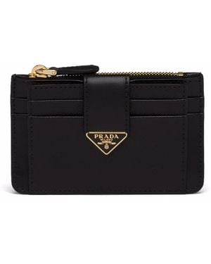 Prada ファスナー財布 - ブラック