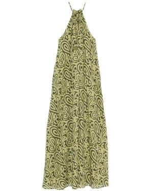 Niu Midikleid Mit Paisley-Print - Grün