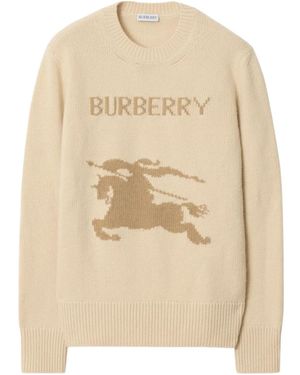 Burberry Ekd Sweater - Natural