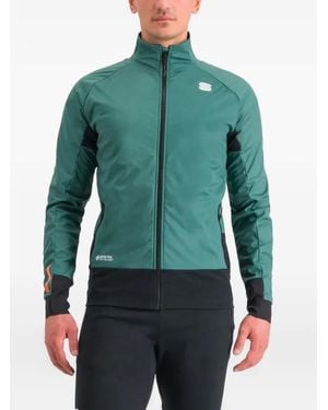 Sportful Apex Half-Zip Paneled Jacket - Green