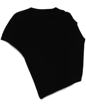 Rohe デコンストラクテッド ニットトップ - ブラック