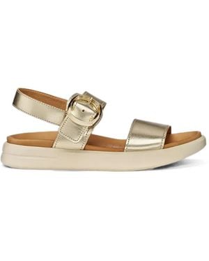 Geox Xand 2S Buckle-Fastening Sandals - Natural