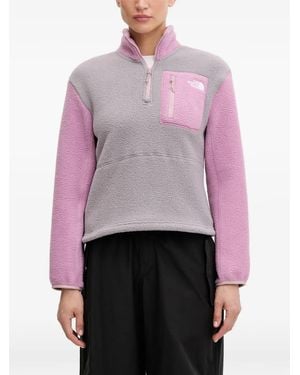 The North Face Yumiori 1/4 Zip Fleece Jacket - Pink