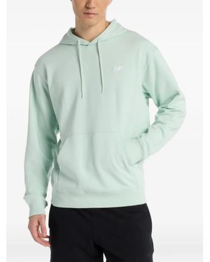 New Balance Logo Embroidered Hoodie - Vert