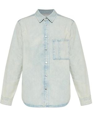 Samsøe & Samsøe Sadamon Pocket Buttoned Shirt - Blue
