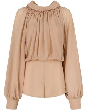 Marni Mono fruncido con manga farol - Neutro