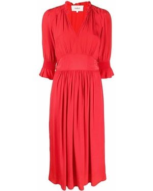 Ba&sh Maxi-jurk Met V-hals - Rood