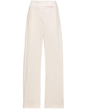 Pinko Papillon Palazzo Trousers - White