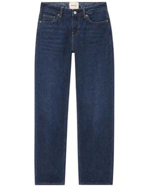 Reformation Vaqueros Rectos Charlee - Azul