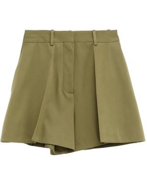 Loewe トラペーズ テーラードショーツ - グリーン