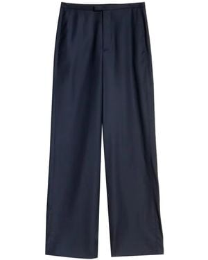 Gucci Pleated Wool Pants - Blue