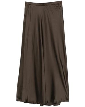 Samsøe & Samsøe Elasticated Midi Skirt - Brown
