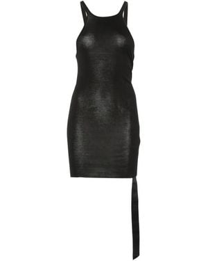 Rick Owens Racer-Back Cotton Top - Black