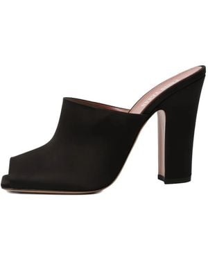 Paris Texas 100Mm Rosie Heeled Mules - Black