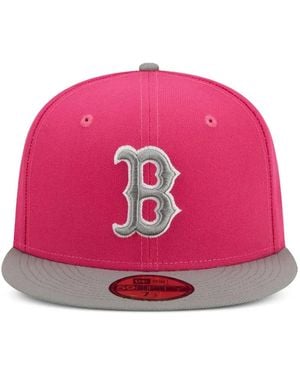 KTZ 59Fifty Boston Sox Fitted Cap - Pink