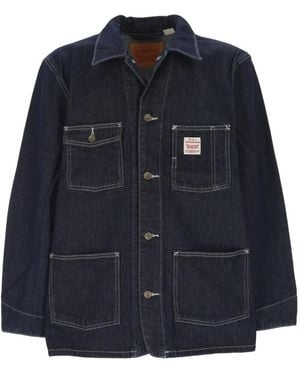 Levi's Denim Pointed-Collar Jacket - Blue