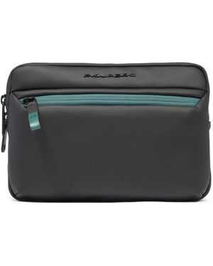 Piquadro Water-Resistant Messenger Bag - Grey