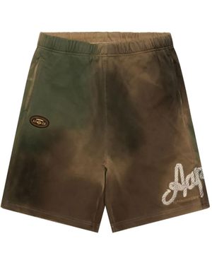 Aape By A Bathing Ape Short À Imprimé Tie-Dye - Vert