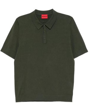 HUGO Short-sleeved Polo Shirt - グリーン