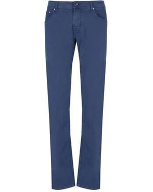Jacob Cohen Pocket-Detail Trousers - Blue