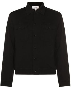 Lardini Wolljacke mit Brusttaschen - Schwarz