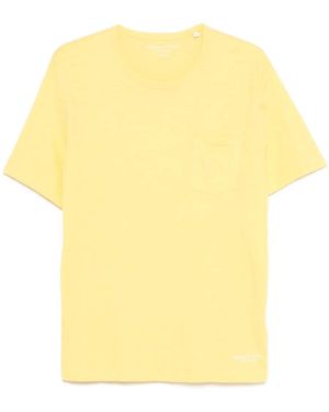 Marc O' Polo コットン Tシャツ - イエロー